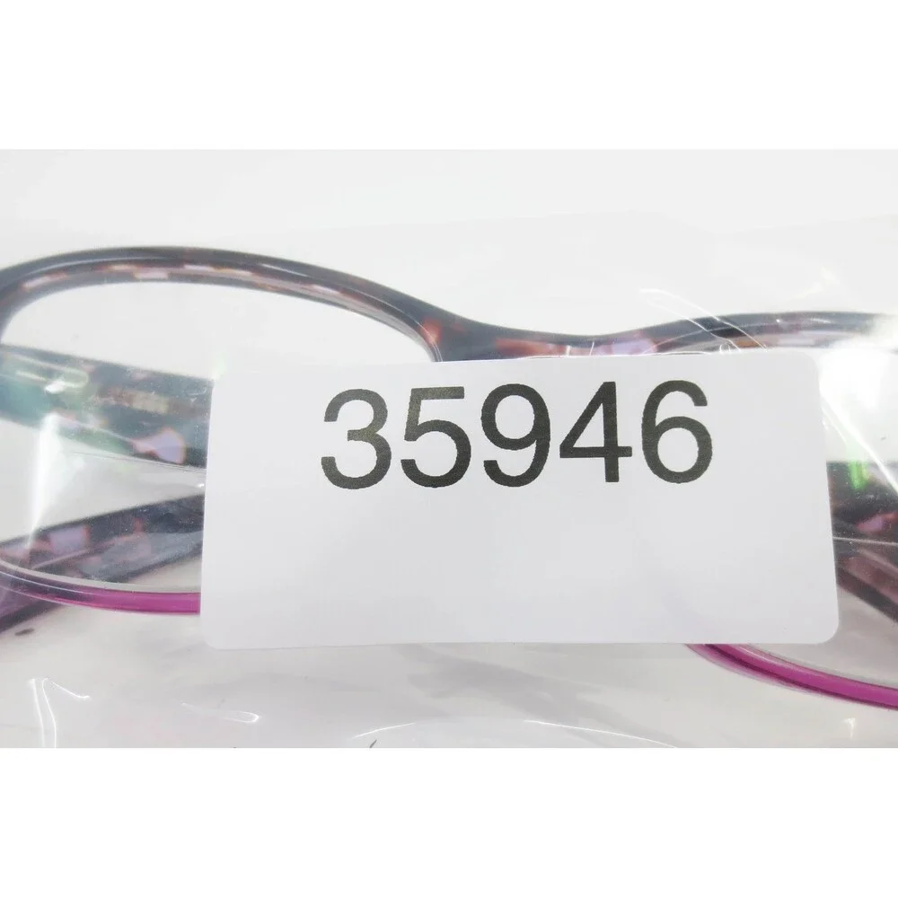 Georgina 721 Purple Tortoise Eyeglass Frames 54-16-135 Rectangular Glasses